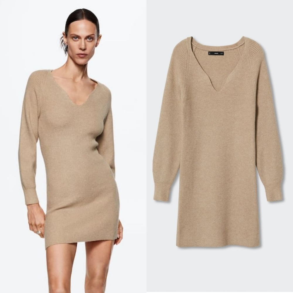 MANGO knit dress - Picture 1 of 3